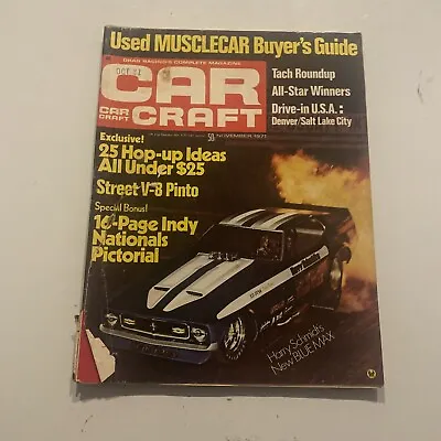 $22.39 • Buy 1971 Nov Car Craft Magazine Street V8 Pinto (MH468)