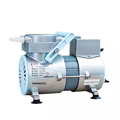 New GM-0.20 Oil Free Diaphragm Lab Vacuum Pump 15 L/min 220V • £149