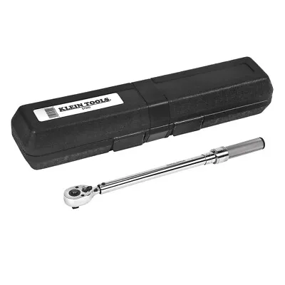 Klein Tools 57000 15-75 Foot-Pound Range Micro-Adjustable Torque-Sensing Wrench • $224.99