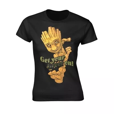 Marvel Guardians Of The Galaxy Vol 2 - Groot - Dance (NEW LADIES T-SHIRT ) • £8.35