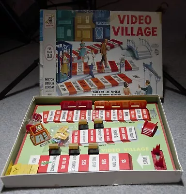 Vintage 1960 Video Village TV Board Game  • $25