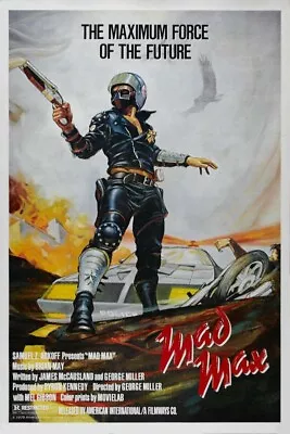 1979 MAD MAX VINTAGE MOVIE POSTER PRINT STYLE A 36x24 9 MIL PAPER • $39.95