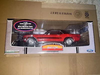 1/18 Greenlight 1968 Ford Mustang Gt California Special  Red 1/504 • $309.47