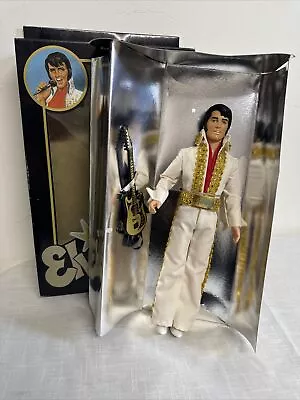 1984 Poseable Elvis Doll Endorsed By Graceland W/Guitar (Microphone Missing) • $14.99