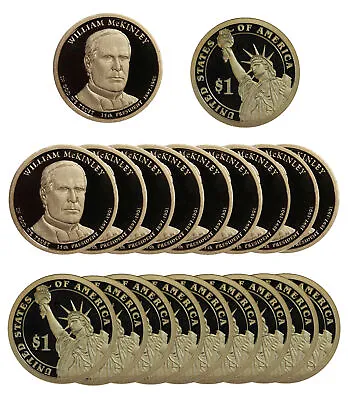 $89 • Buy 2013 -S William Mckinley Presidential Proof Dollar Roll 20 US Coins