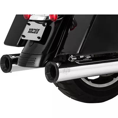 Vance & Hines 16708 Chrome Eliminator 400 Slip-On Mufflers With Black End Cap • $499.95