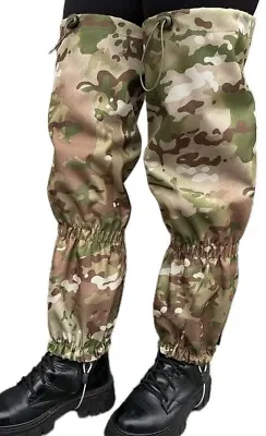 Tactical Overshoes Military Gaiters Multicam 60 Cm • $55