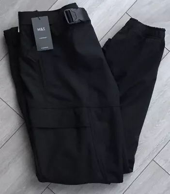 £13.99 • Buy Marks & Spencer Men Walking Hiking Trekking Waterproof Trousers  Black 42W 31L