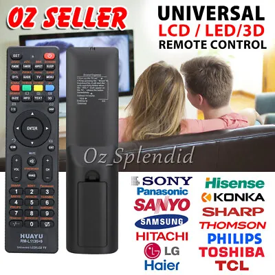 $7.75 • Buy Universal LCD/LED/3D TV Remote FOR Samsung/Panasonic/TCL/Sony/TOSHIBA/JVC AU