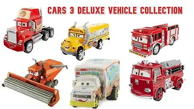 Cars 3 Deluxe Vehicle Disney Pixar Collectables - Collect Your Favourites! • £14.99