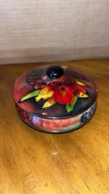 Vintage Moorcroft Covered Jewelry Trinket Box Bowl • $60