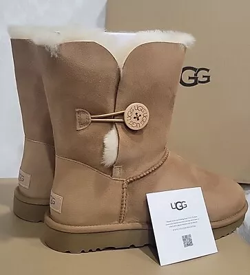 Ugg Women Bailey Button Ii - 1016226 Chestnut Size 9 New Cute 😍  • $84.99