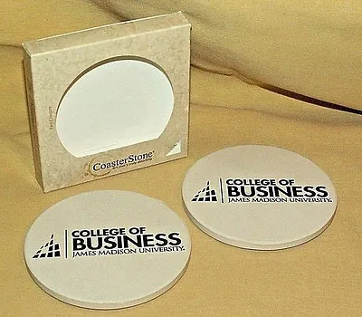 James Madison University Coasters Set 2 Coasterstone College Of Business Jmu* • $14.99