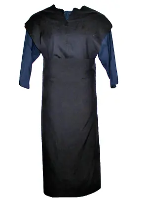 Amish Dress Cape Apron 44 Bust /40 Waist Halloween Prairie Civil War Pioneer S-1 • $29.99