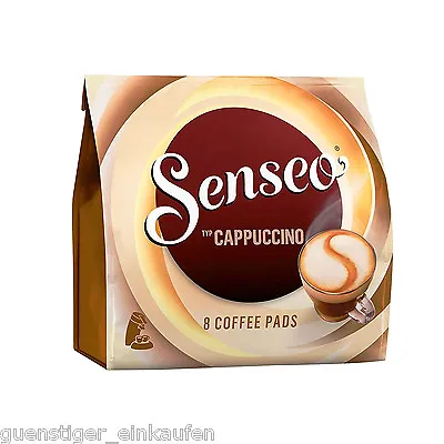 £2.42 • Buy 8 Senseo Coffee Pads Double Pad Holder Type Cappuccino Milk Range Soft Cream 