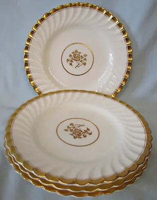 Minton Gold Rose H4680 Salad Plate 7 3/4  Set Of 4 • $32.89