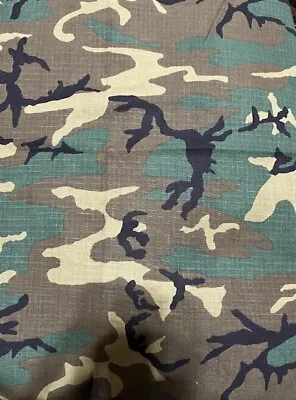 Genuine ERDL Camo Vietnam Era Fabric (Per Yard) • $28