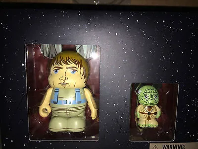 Luke Skywalker 3  And Yoda 1.5  Limited Edition Set Vinylmation Star Wars Jedi • $64.99