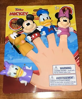 Set Of 5 Disney Junior Mickey Mouse Clubhouse Finger Puppets Bath Toys New • $16.25