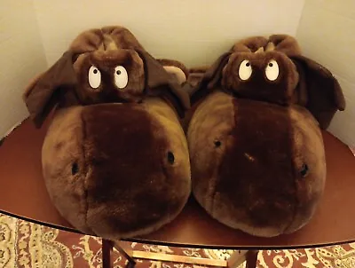 Vintage Moose Slippers By Carousel One Size • $40