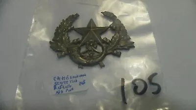 Cap Badges    Cameronian Scottish  Rifles            No.105 • £25