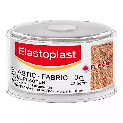 Elastoplast Elastic Fabric Roll Plaster 2.5cm X 3m | Wound Care | First Aid • £6.50