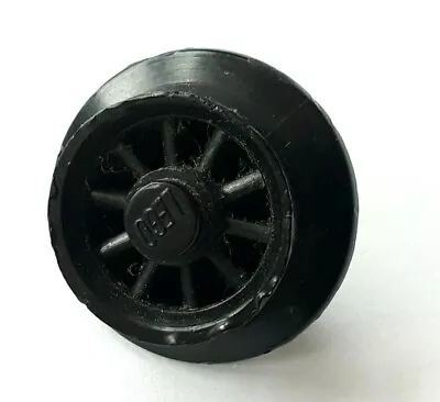 LEGO BlackTrain Wheel Spoked For Motor Part Wheel2a Perkins Thatcher Locomotive • $3.90