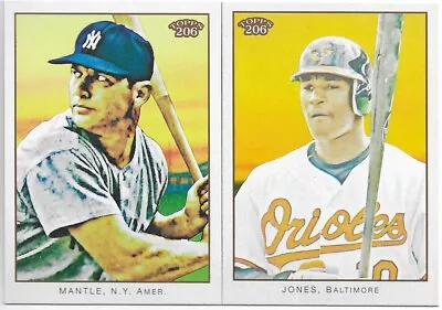 2009 Topps T206 Baseball - Base Singles #1-150 - You Pick - Free Shipping • $1.49