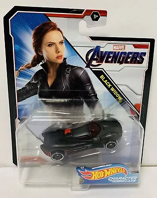 MINT Hot Wheels Black Widow  Marvel Character Car #GFN18 Avengers Infinity War • $17.09