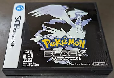 $49.99 • Buy Nintendo DS Pokemon Black Version Authentic Case & Manuals ONLY *** NO GAME ***