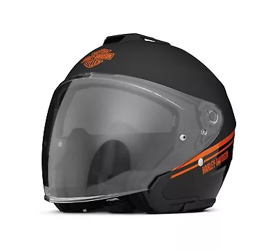 Harley Davidson Maywood II Sun Shield H33 3/4 Helmet - Gloss Black/Matte Black • $198