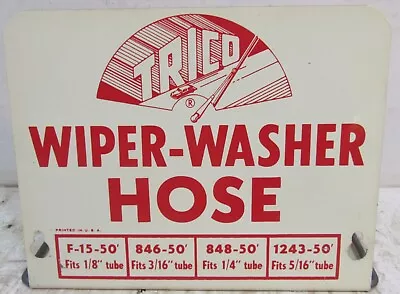 Vintage Trico Wiper Washer Hose Advertising Countertop / Wall Sign • $75