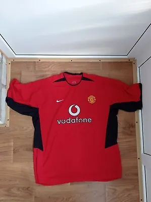 Manchester United 2002/2004 Home Football Shirt Jersey Nike Size Xxl Adult • $55