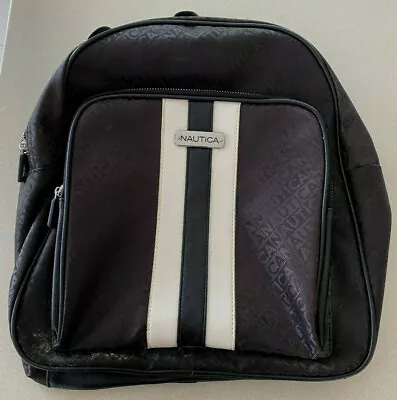 Black & White NAUTICA Backpack Bag   • $100