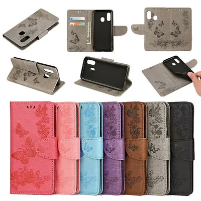 PU Leather Wallet Case Mask Phone Cover For Samsung A10 A20E A30 A40 A50 A70  • $6.99