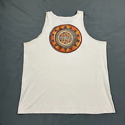 Vintage Maui And Sons Graphic Surf Tank Top Double Sided Thrashed VTG Unisex 90s • $19.99