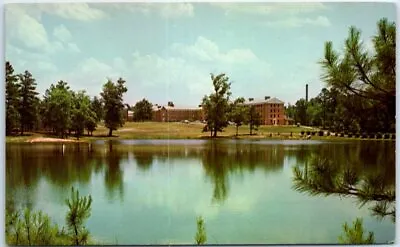 Postcard - Wesleyan Lake And Campus Wesleyan College Macon Georgia • $8.39