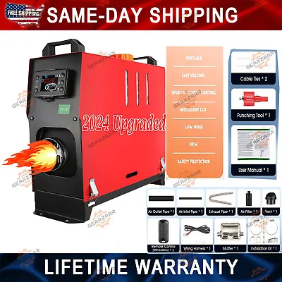 Diesel Air Heater 8KW All In One LCD Thermostat Car Motorhome Truck RV Home Hot • $66.99