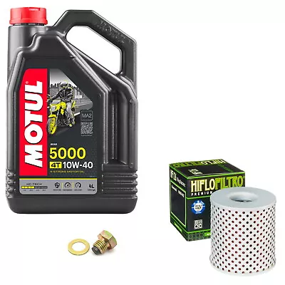 Kawasaki Z 1000 Z1000ST Shaft Drive 1980 Motul 5000 10w40 Oil Filter Sump Bolt • £38.99