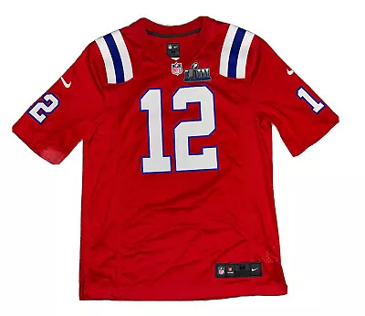 New England Patriots Tom Brady Super Bowl 53 LIII Nike On Field Jersey Mens Sz M • $49.99