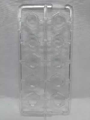 Lot Of (10) Clear Plastic Hexagon 1  Miniature Bases • $9.90