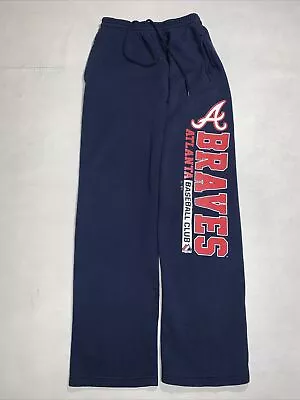 Vintage Atlanta Braves Majestic Sweatpants Size Small Spell Out • $25