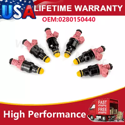 6PCS Fuel Injector  Fits BMW 3 5 7 SERIES Z3 E36 E39 E46 M3 2.8 3.2 95-01 • $39.99