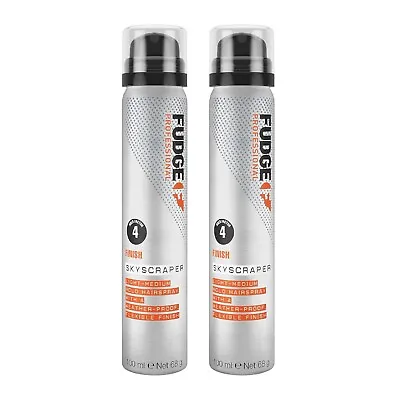 Fudge Professional Skyscraper Hair Spray 100ml Hold Factor 4 - Pack Of 2 • £9.99