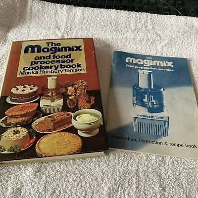 Magimix Instruction Manual & Recipe Book & Cookery Book Marika Hanbury Tenison • £5