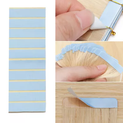 Replaceable Tape Tabs No-Residue Stick Glue In Tapes For Human Hair Extensions • $8.90