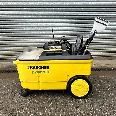 Karcher Puzzi 100 Commercial 240v Carpet Cleaner With Upholstery Tool Car Valet • £280