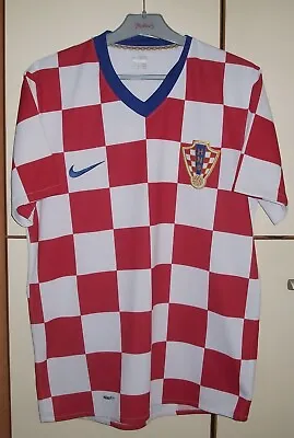 Croatia 2008 - 2009 Home Football Shirt Jersey Nike Size M • $39