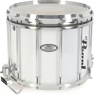 Pearl FInalist Marching Snare Drum - 12 Inch X 14 Inch Pure White • $679.95