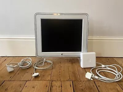 Apple Studio Display (17-inch LCD) With DVI To ADC Adapter Used-Good Condition  • £70